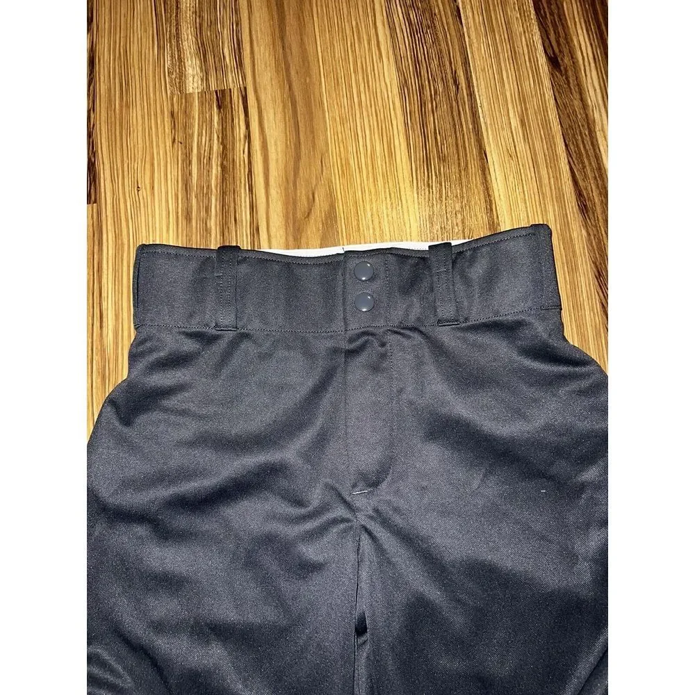 Badger Baseball Pants Boys Youth Large Dark‎ Gray BNWOT